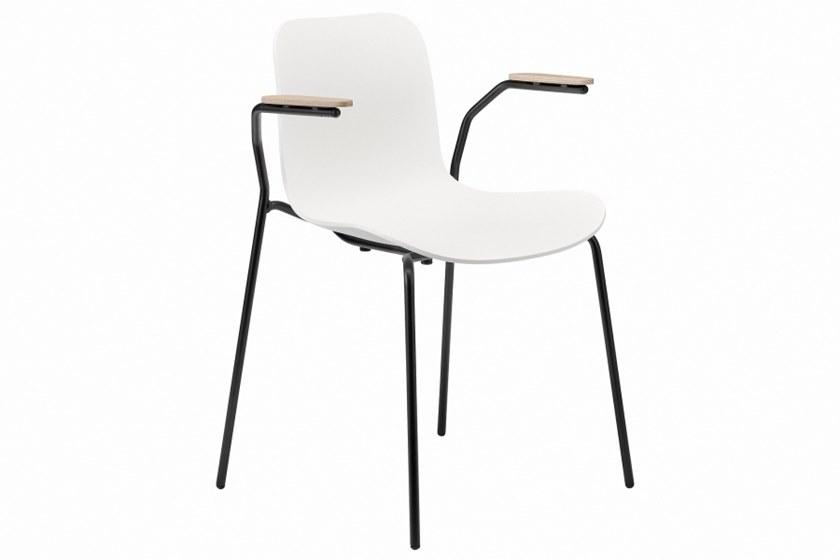 NORR11 Пластиковый стул с подлокотниками Langue sun-id-1383342 - Вид №3