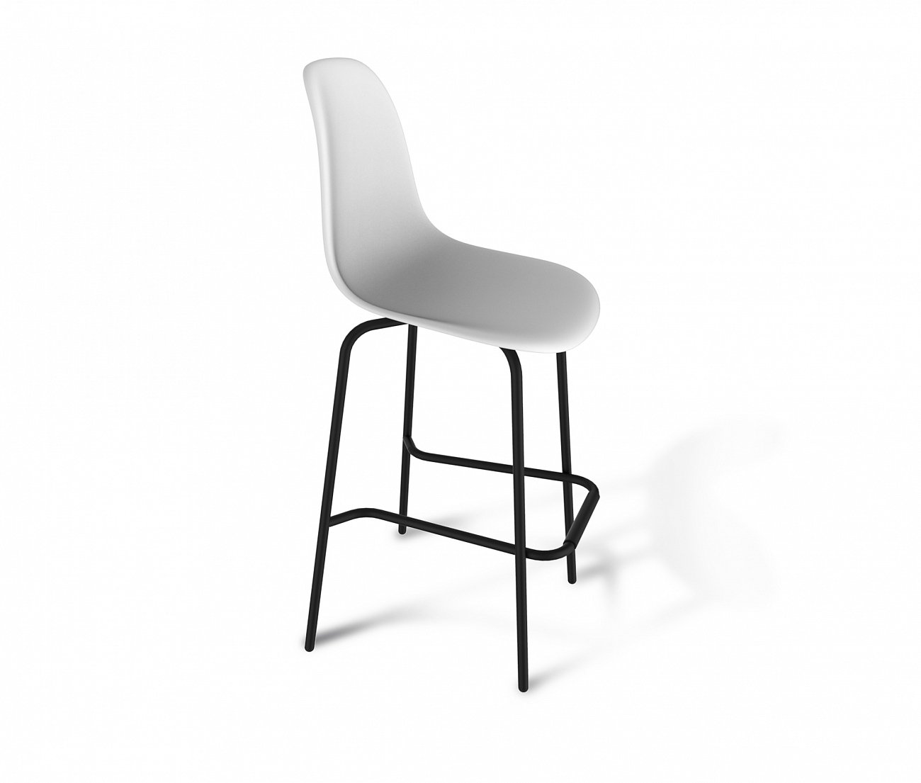 Стул барный DSR белый S29 SHEFFILTON  015610 Белый  - Вид №2