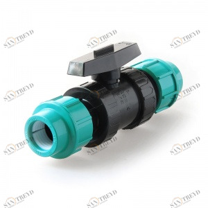 Кран шаровый муфта-муфта 40х40 ПЭ PROAQUA 29105