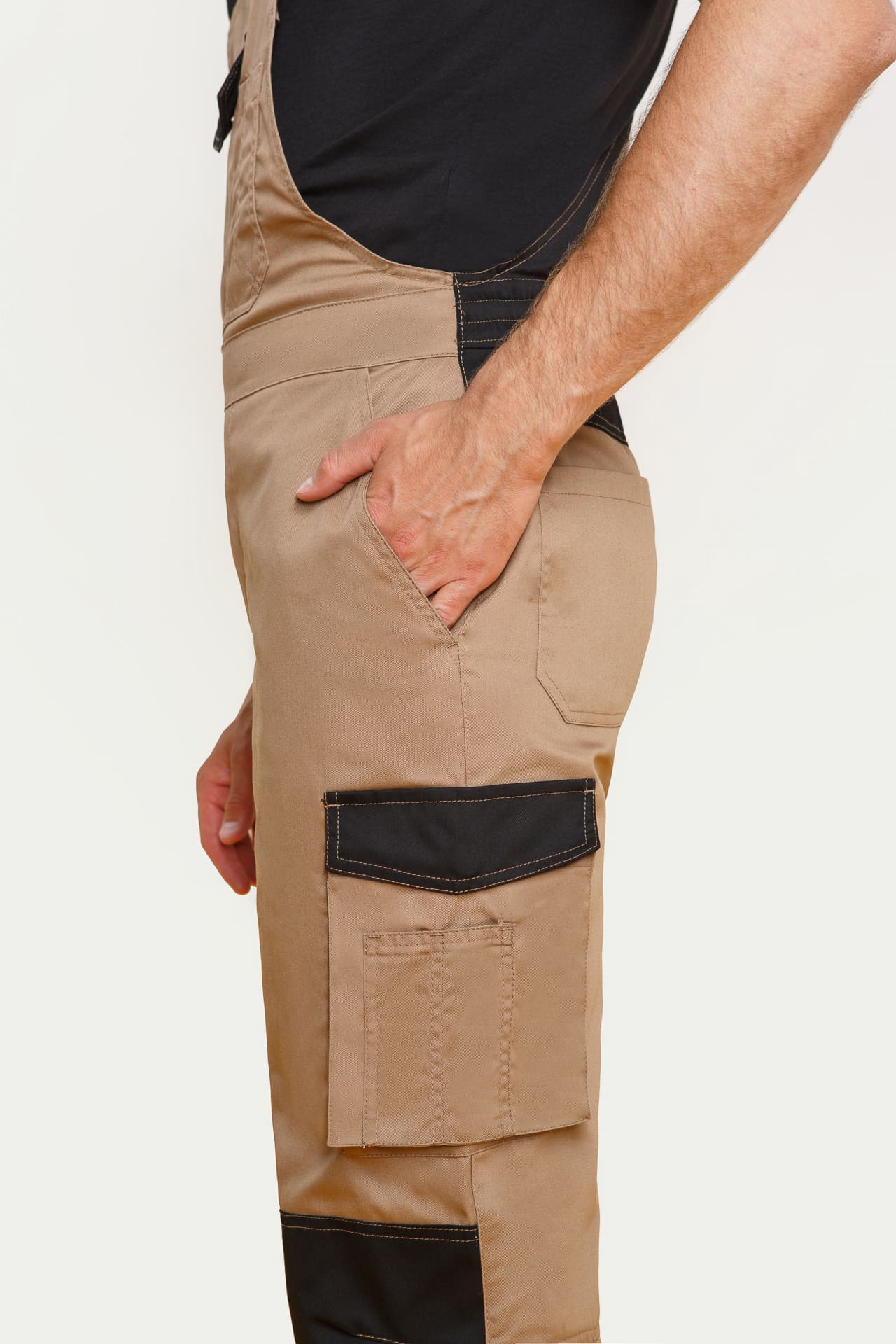 64638 Костюм  NEW 2 бежевый с черным STATUS  Летняя спецодежда  размер 64-66/182-188  - Вид №13