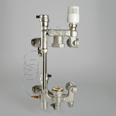 VT.COMBI.0.180 Насосно-смесительный узел для теплого пола VALTEC COMBI Valtec 180 мм  - Вид №15