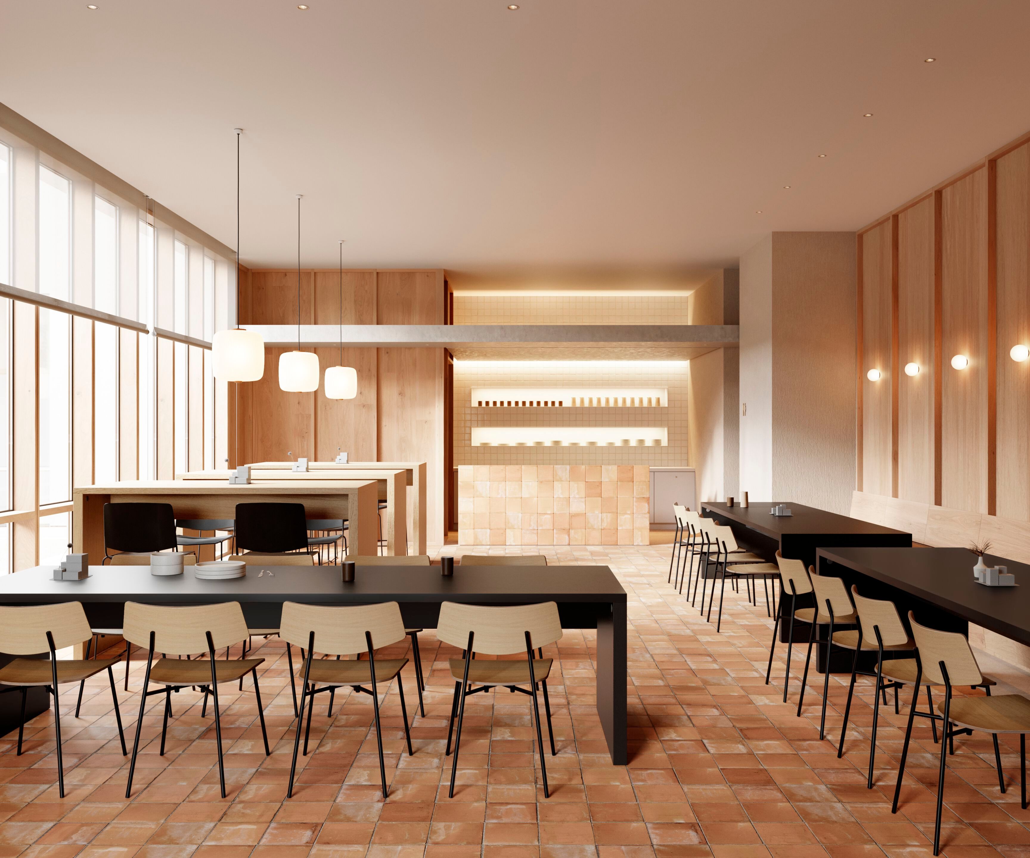 Высокий прямоугольный стол Sellex Zubi Light ARCH-00032373 - Вид №3