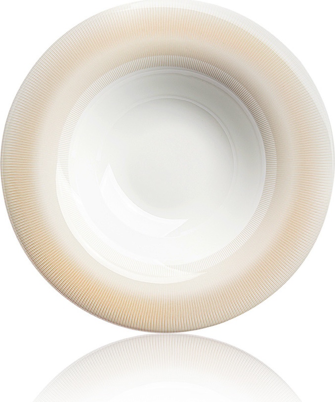 10609936 Furstenberg Тарелка суповая Furstenberg "Флюен. Идеальные линии" 26см Фарфор 