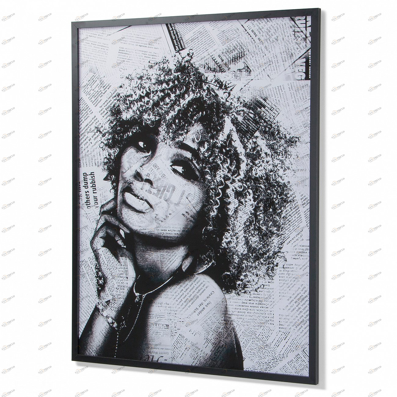 Постер на стену в черной раме Ariella 78x103 см от La Forma LA FORMA ARIELLA 343000 Черный 