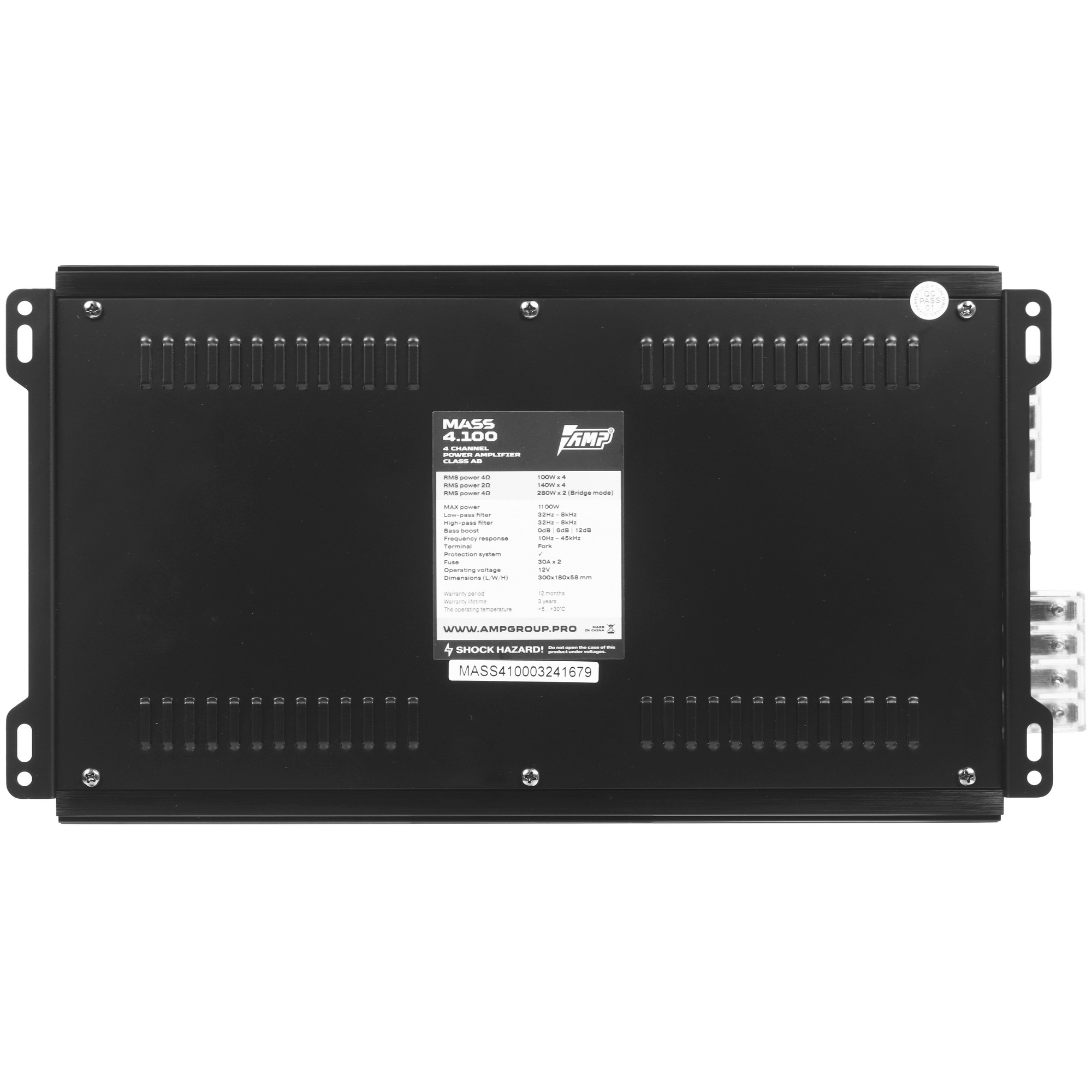5450942 Усилитель AMP MASS 4.100 STDN-0070145 - Вид №4