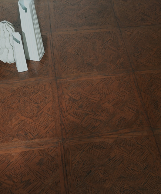 Quad23 Tifernoit Версаль - дуб, тонированный под орех светлый Parquet - Вид №3