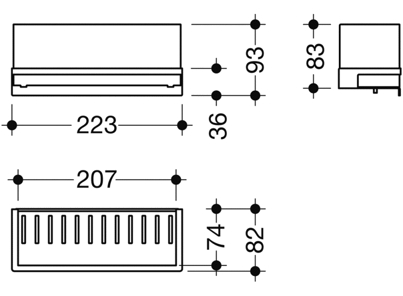 100.03.20040 корзина для душа HEWI System 100 - Вид №10