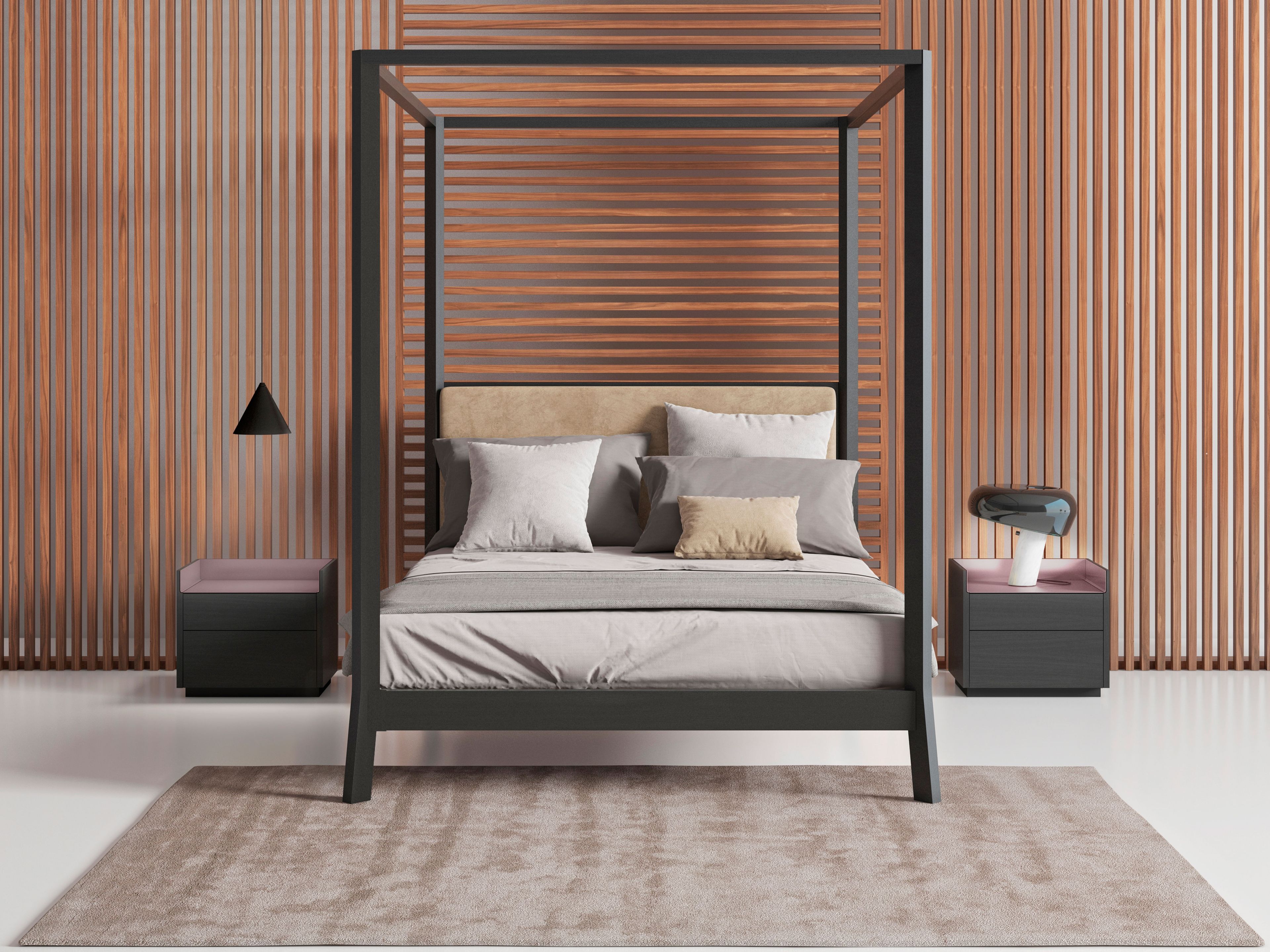 Деревянная квадратная тумбочка Punt Stockholm ARCH-00086244 - Вид №3