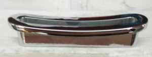 Декоративная накладка на отверстие перелива для ванны изогнутая BelBagno BB39-TC-ORO