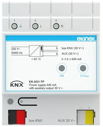 EKINEX Блок питания шины knx 640 мА sun-id-1450134 - Вид №1