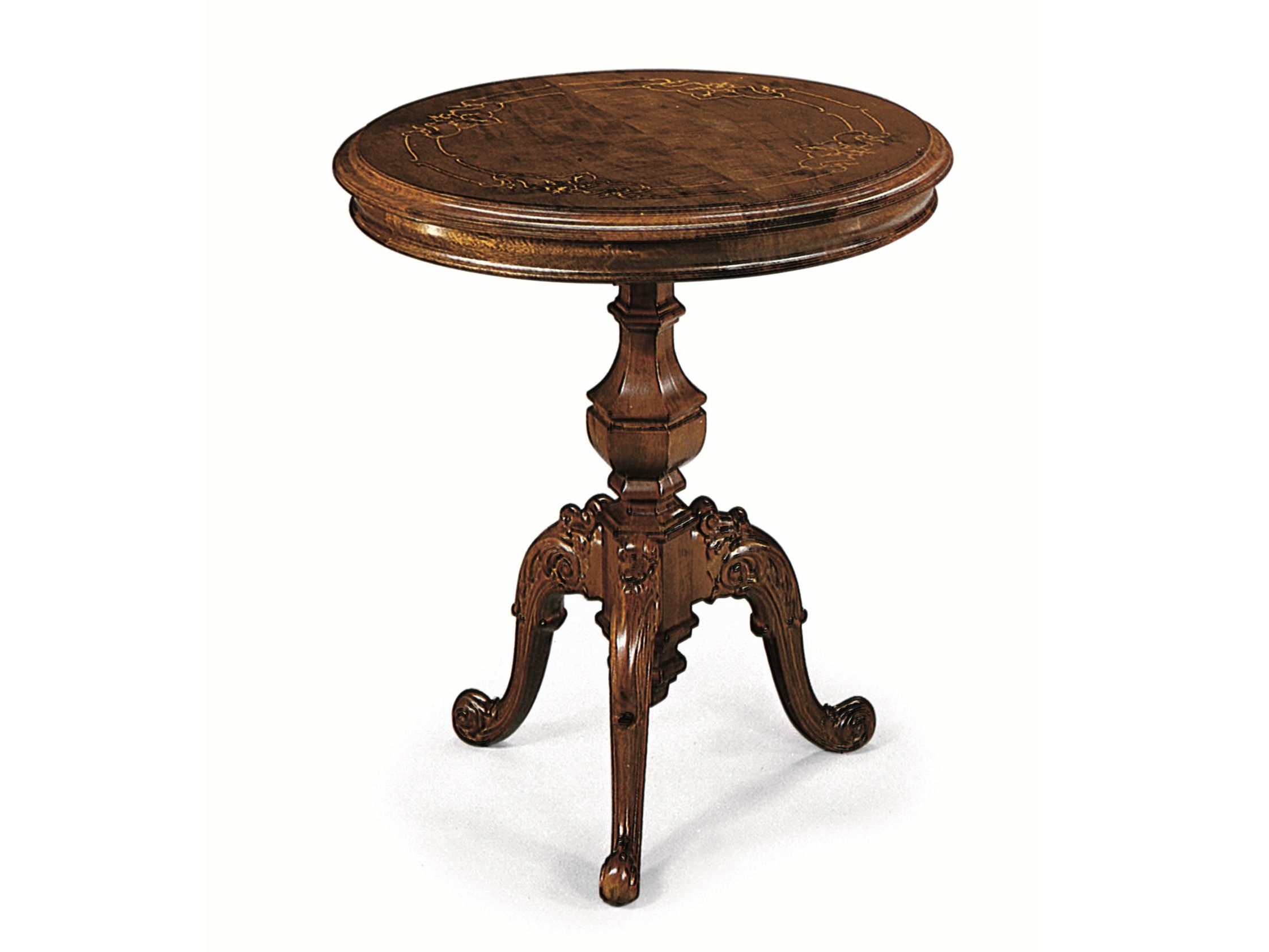 Круглый деревянный стол со спицами SCAPPINI & C 35th Anniversary ARCH-00104897 - Вид №1