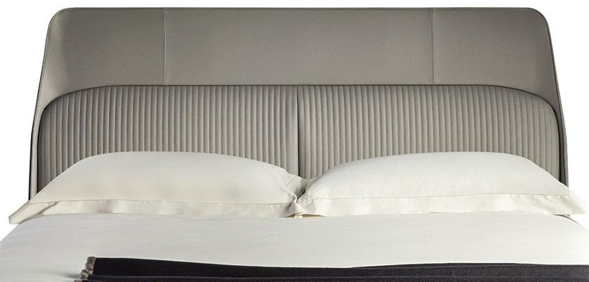 Poltrona Frau Кожаная кровать с мягким изголовьем La notte - letti sun-id-1455256 - Вид №3