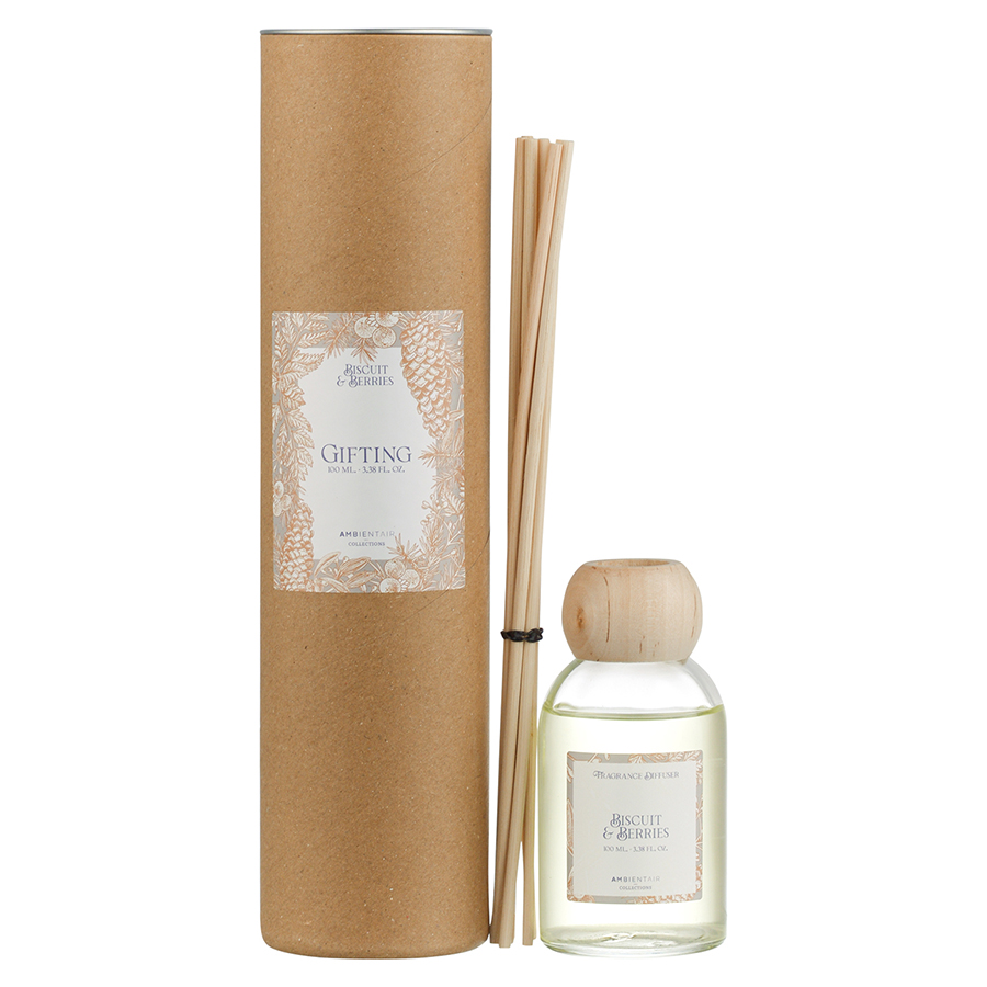 MK100GTTO Диффузор ароматический gifting, Печенье и ягоды, 100 мл Ambientair 