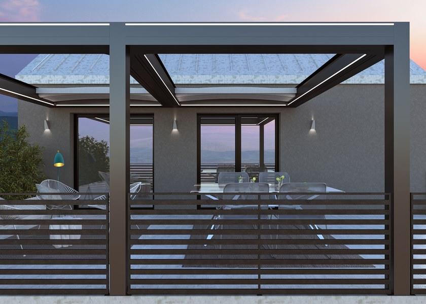 KE Outdoor Design Пристроенная пергола со сдвижной крышкой Gennius sun-id-1350331 - Вид №4