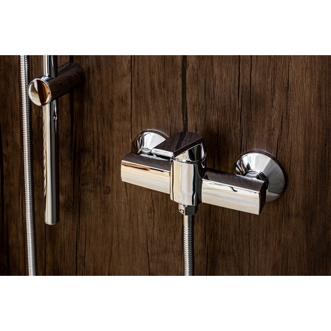 Orange OneLife P02-200cr полимерный смеситель для душа без душевого набора Хром sun-id-1517090 - Вид №2