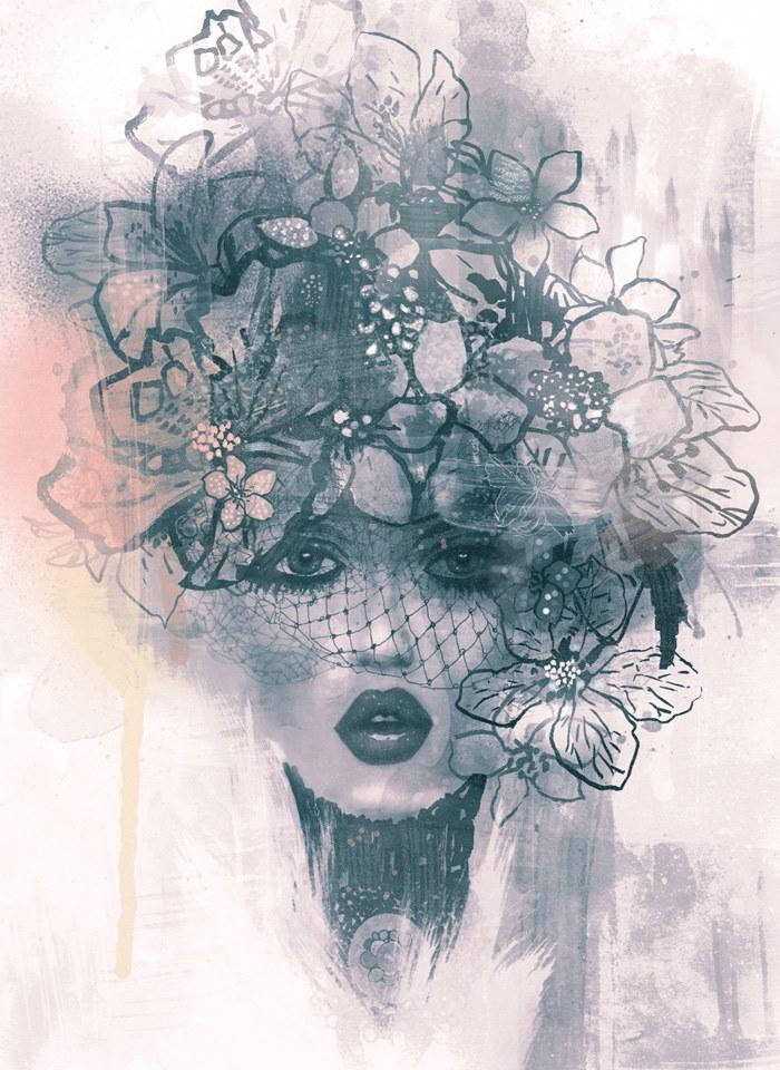 MOMENTI Авторский художественный принт Crazy home paintings Gi-036 - Вид №1