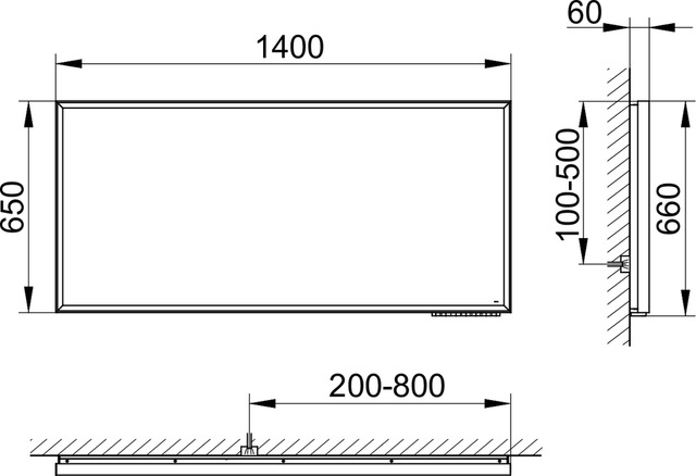 14598132000 Зеркало с подсветкой KEUCO Royal Lumos - Вид №5