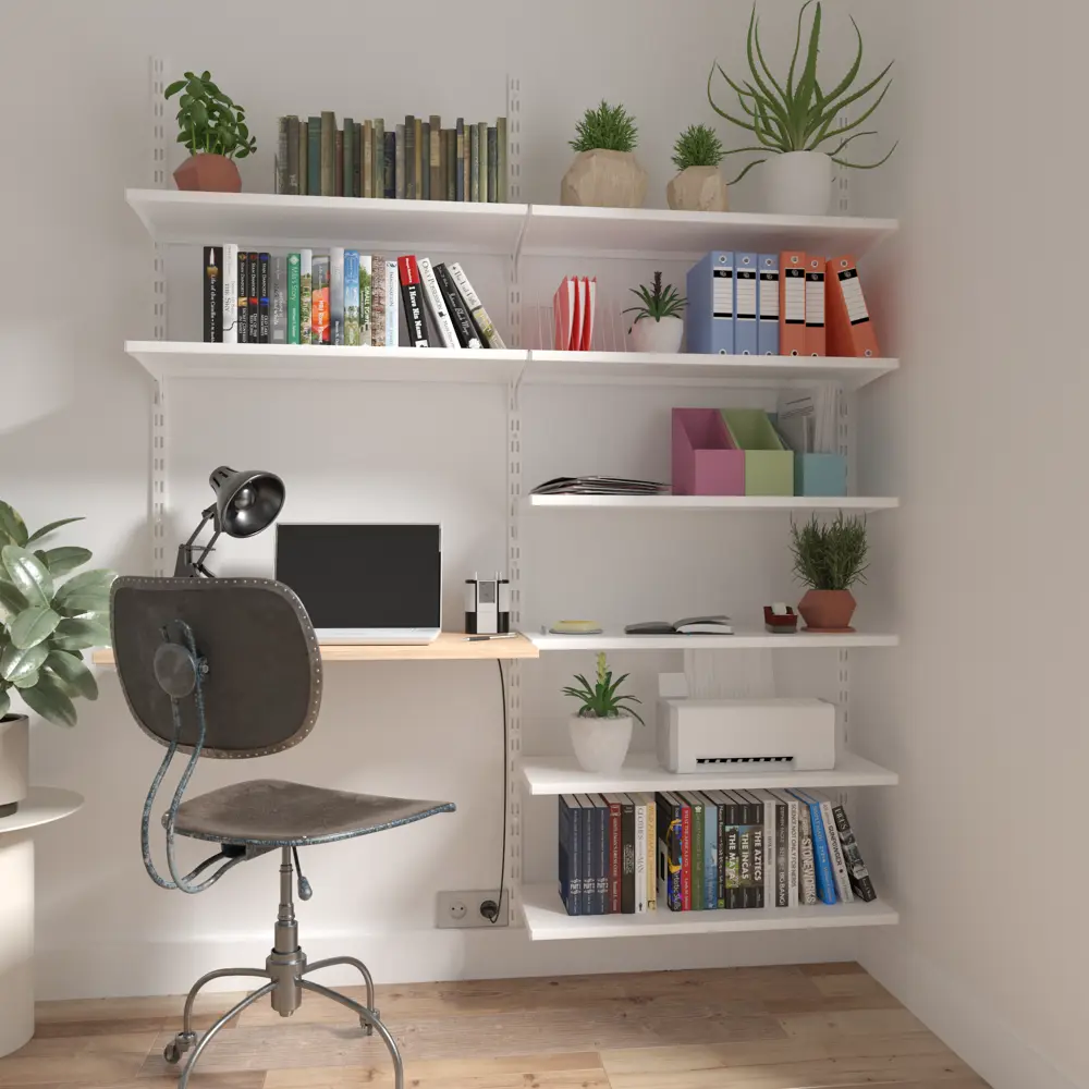 Направляющая двухрядная Spaceo 200 см 4 шт цвет белый STLM-2116547 - Вид №4