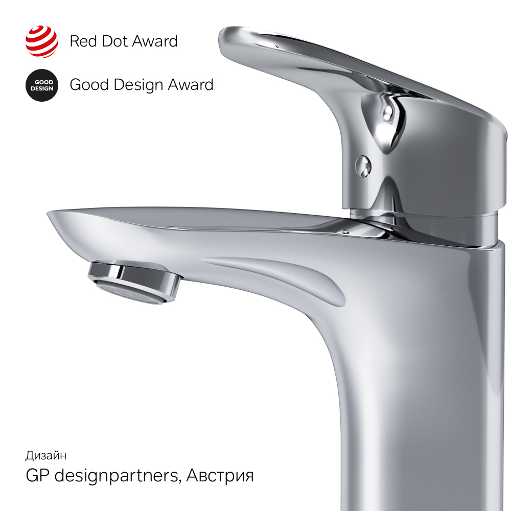 F8093016 смеситель для умывальника излив 110 мм хром шт AM.PM Like - Вид №8