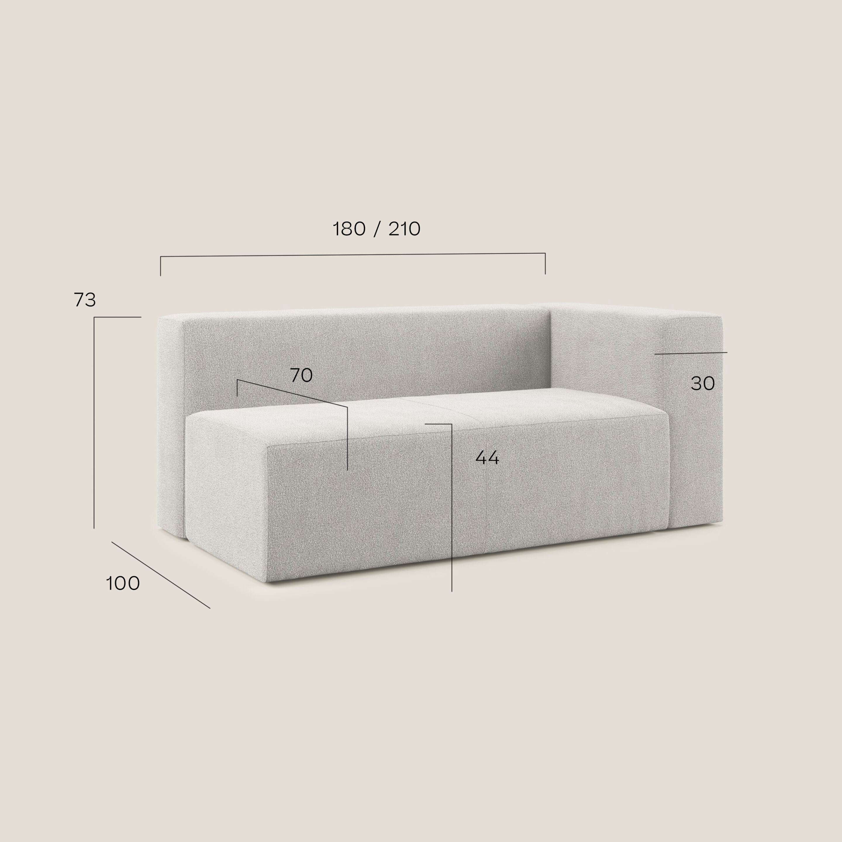 Панорамный тканевый диван с шезлонгом Divani.Store Нептун ARCH-00035300 - Вид №79