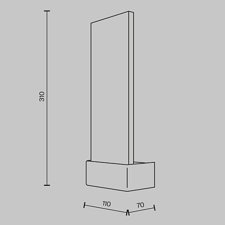 Металлический светодиодный настенный светильник Maytoni ORNATE ARCH-00091215 - Вид №4
