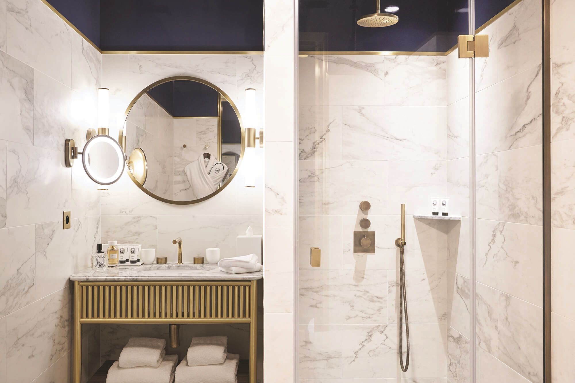 Термостатический набор для душа с 3 отверстиями RUBINETTERIE STELLA ARCH-00123065 - Вид №5