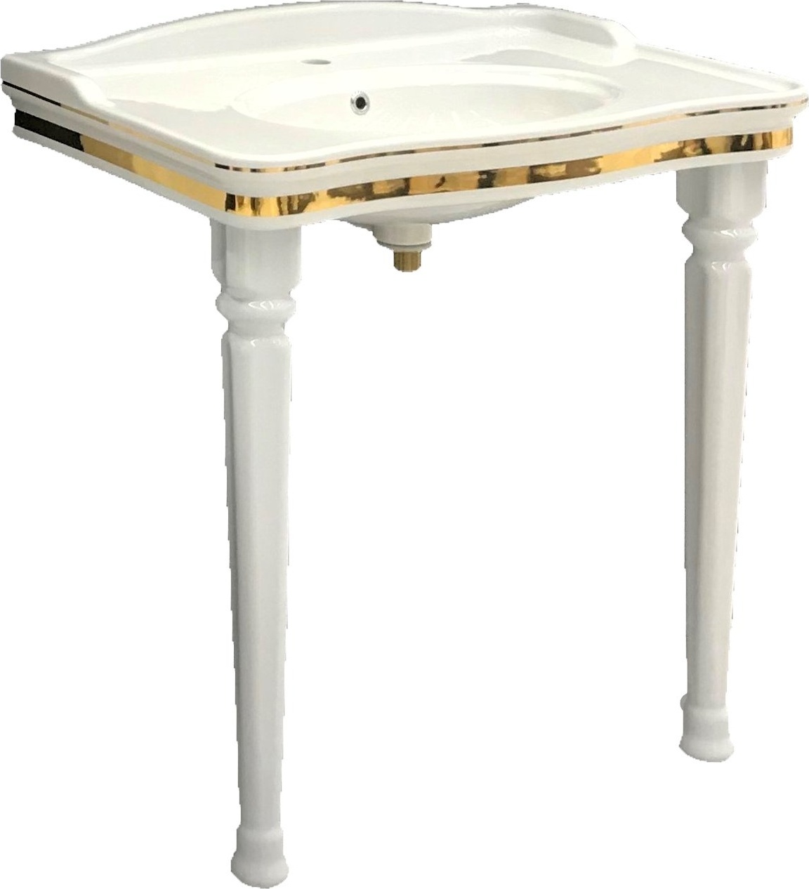 AN080-00CB00E-0000 ANTIK Раковина AN080.AO ДЕКОР ЗОЛОТО Creavit Antik 