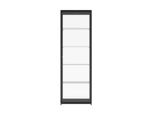 Витрина из алюминия и стекла со встроенным освещением