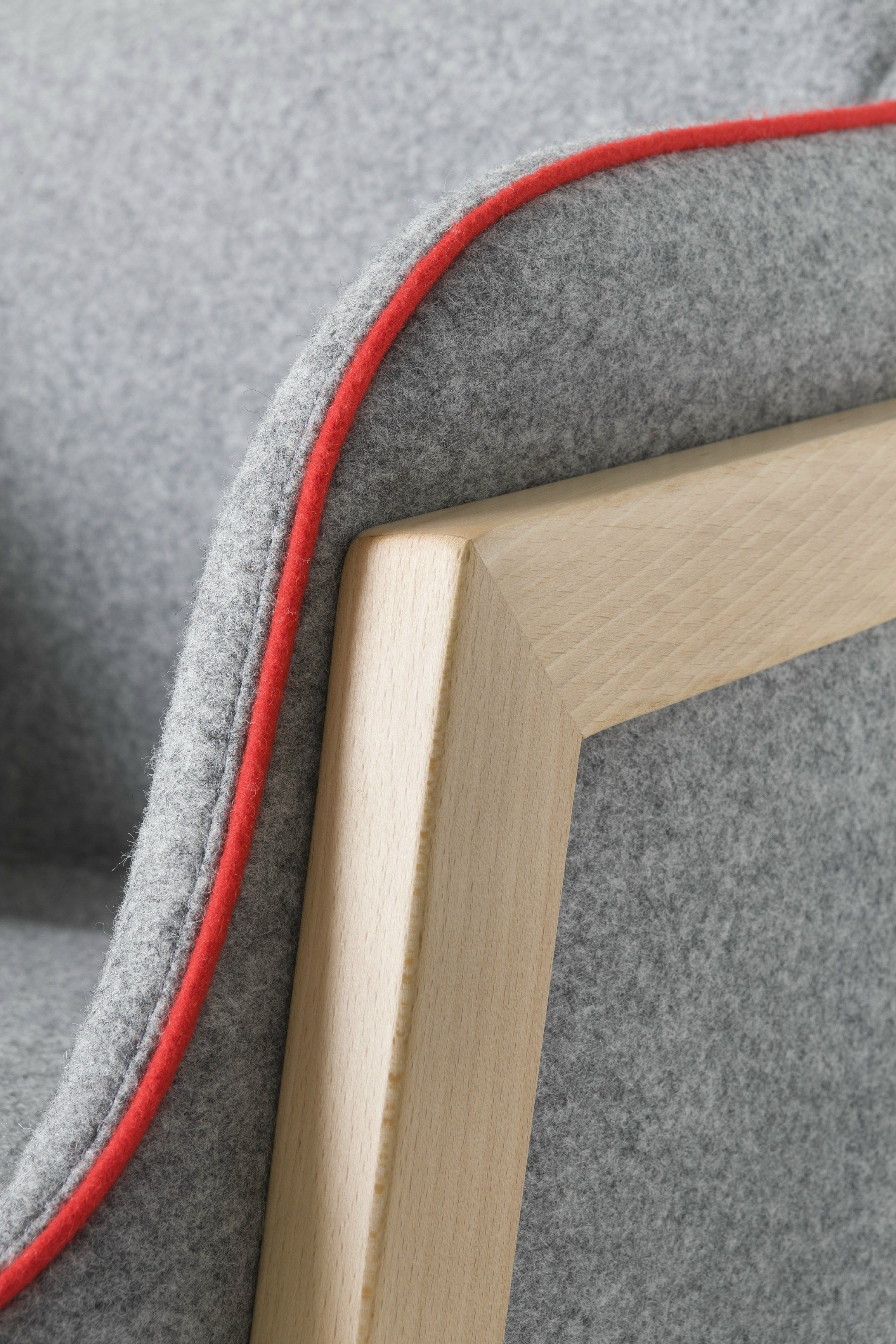 Мягкое кресло с деревянной рамой GABER CHEVALET ARCH-00097784 - Вид №8