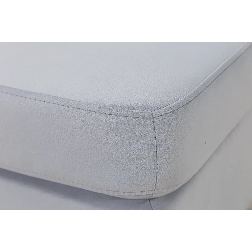 Пуф на ножках велюр Salotti Нильс Velutto 52 серый 60x43.5 см STLM-2110089 - Вид №5