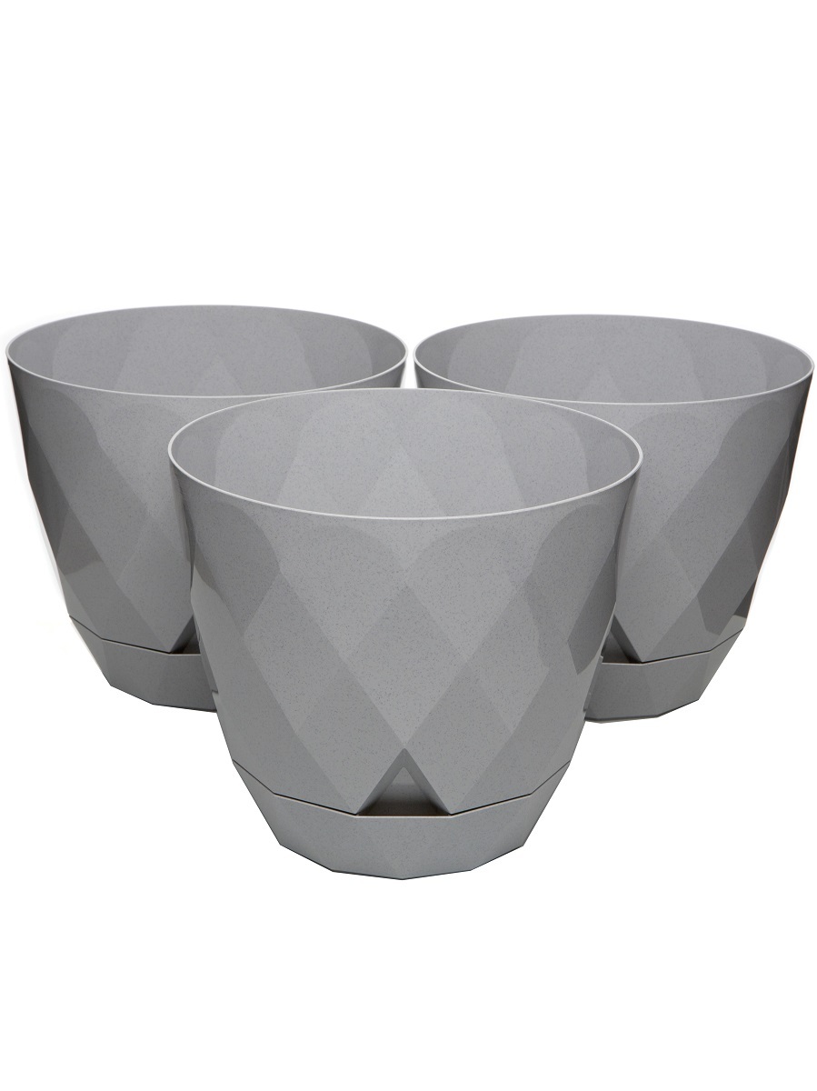 Горшок для цветов Rico 15L Grey NAVAKO 16037 - Вид №3