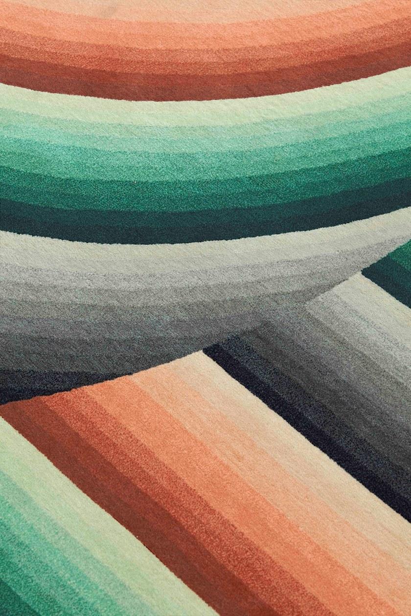 GAN Ковер ручной работы из шерсти Round mirage sun-id-1379925 - Вид №1