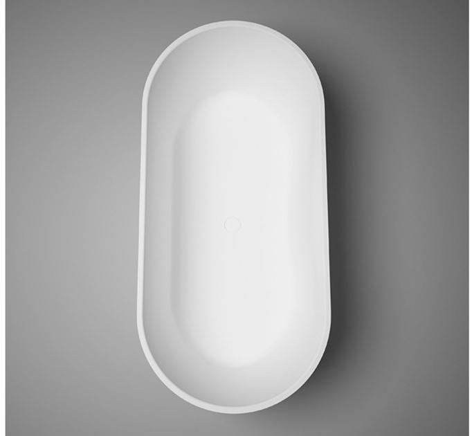 Blu Bathworks® Отдельностоящая овальная ванна цвета blue ∙ stone ™ Coco Bt0304.01 - Вид №2