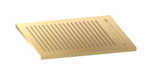Полувстроенный верхний душ с режимами - дождь и водопад WE ARE IB av360os Brushed Gold Aqua