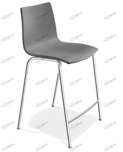 Casala Табурет из мягкой ткани с подставкой для ног Onyx barstool 2443/06