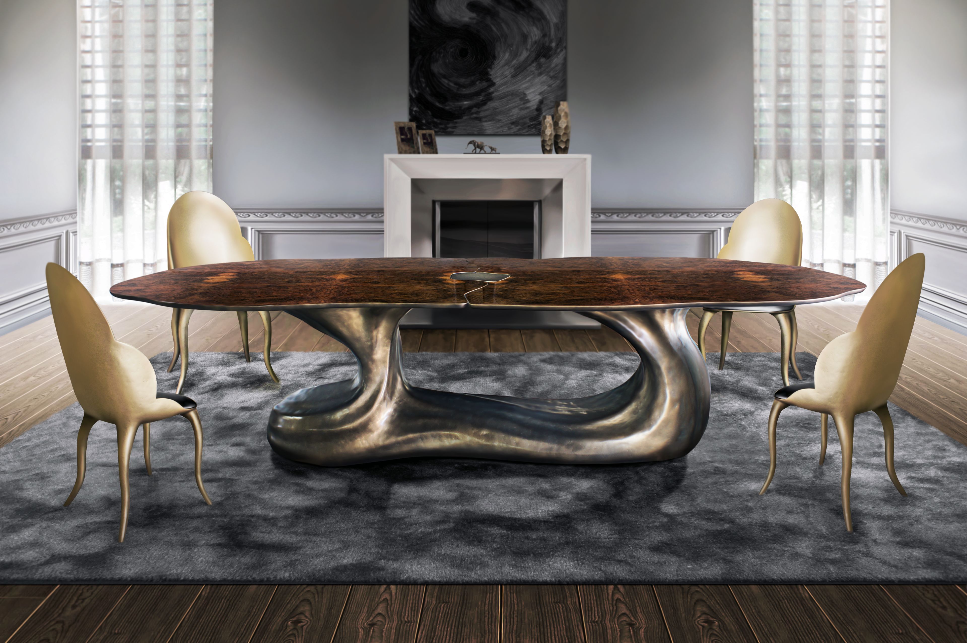 Обеденный стол из дерева и стекловолокна KARPA SIGMA K1100 ARCH-00145302 - Вид №2