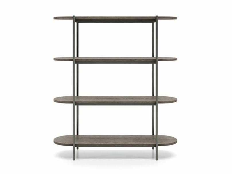 Деревянный двухсторонний самонесущий книжный шкаф Dall'Agnese Supernova ARCH-00062939