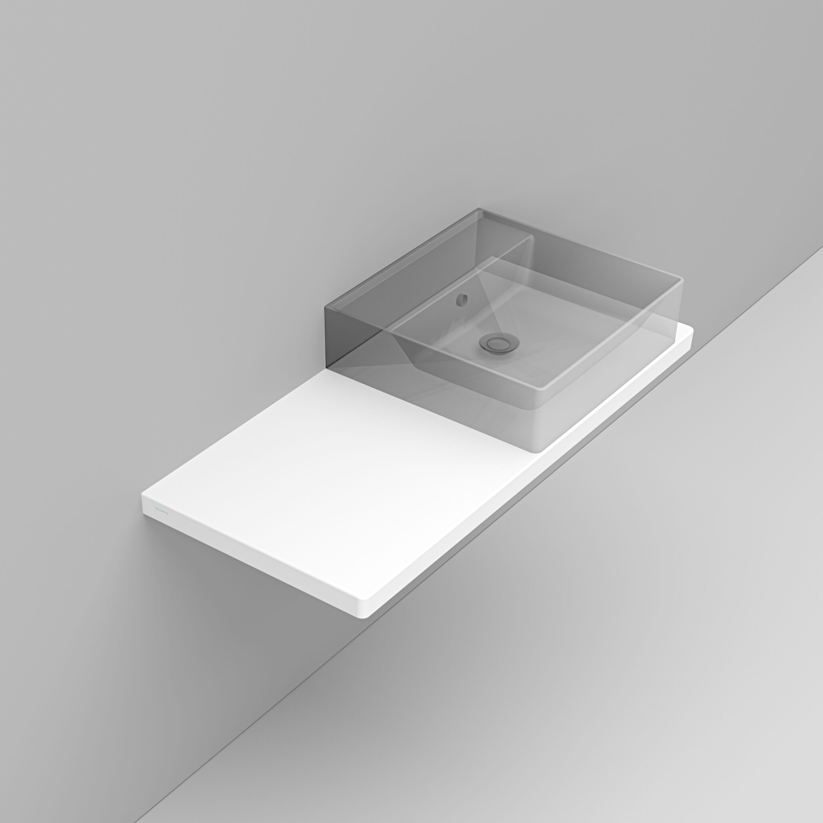 Керамическая столешница с одной раковиной Ceramica Dolomite FLAT ARCH-00021616 - Вид №1