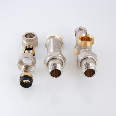 VT.225K.N.E04050 Регулирующий узел для подключения радиатора (комплект) Valtec 1/2" х 50% х 3/4 евроконус  - Вид №2