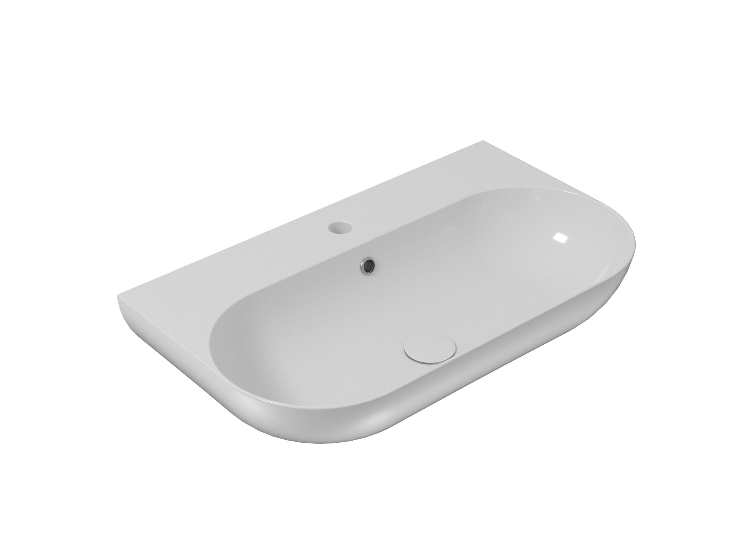 Керамическая овальная подвесная раковина Olympia Ceramica Milady ARCH-00068487 - Вид №1