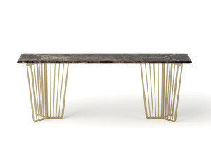 Консоль из металла и мрамора