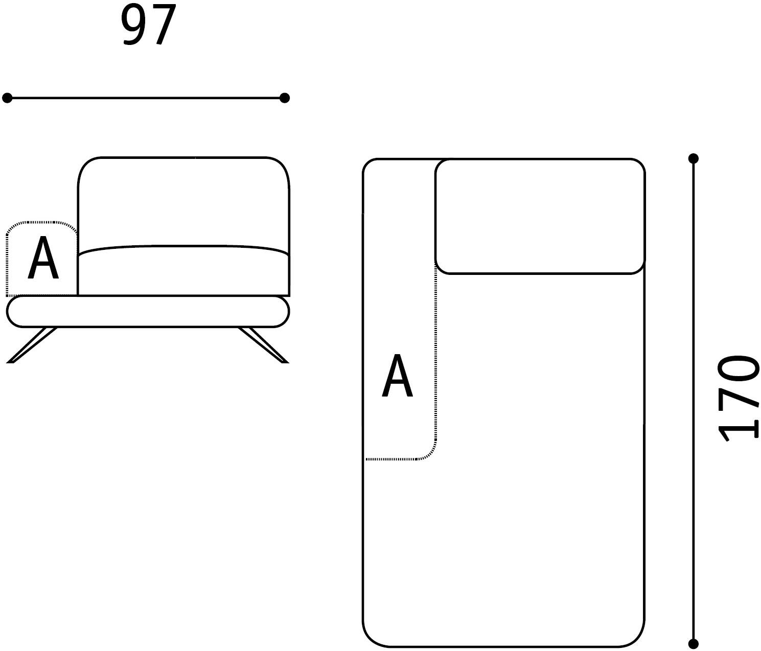 Febal Casa Шезлонг со съемным тканевым чехлом Scena sun-id-1382405 - Вид №7