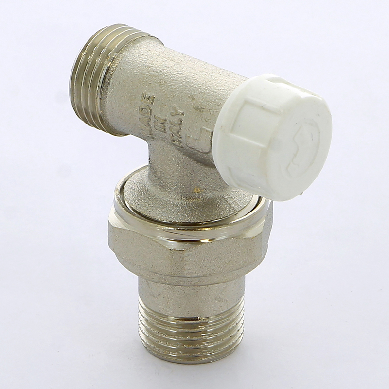 Вентиль НН угловой для радиаторов обратный с разъемным соединением ITAP 1/2" с O-ring 39712 - Вид №1