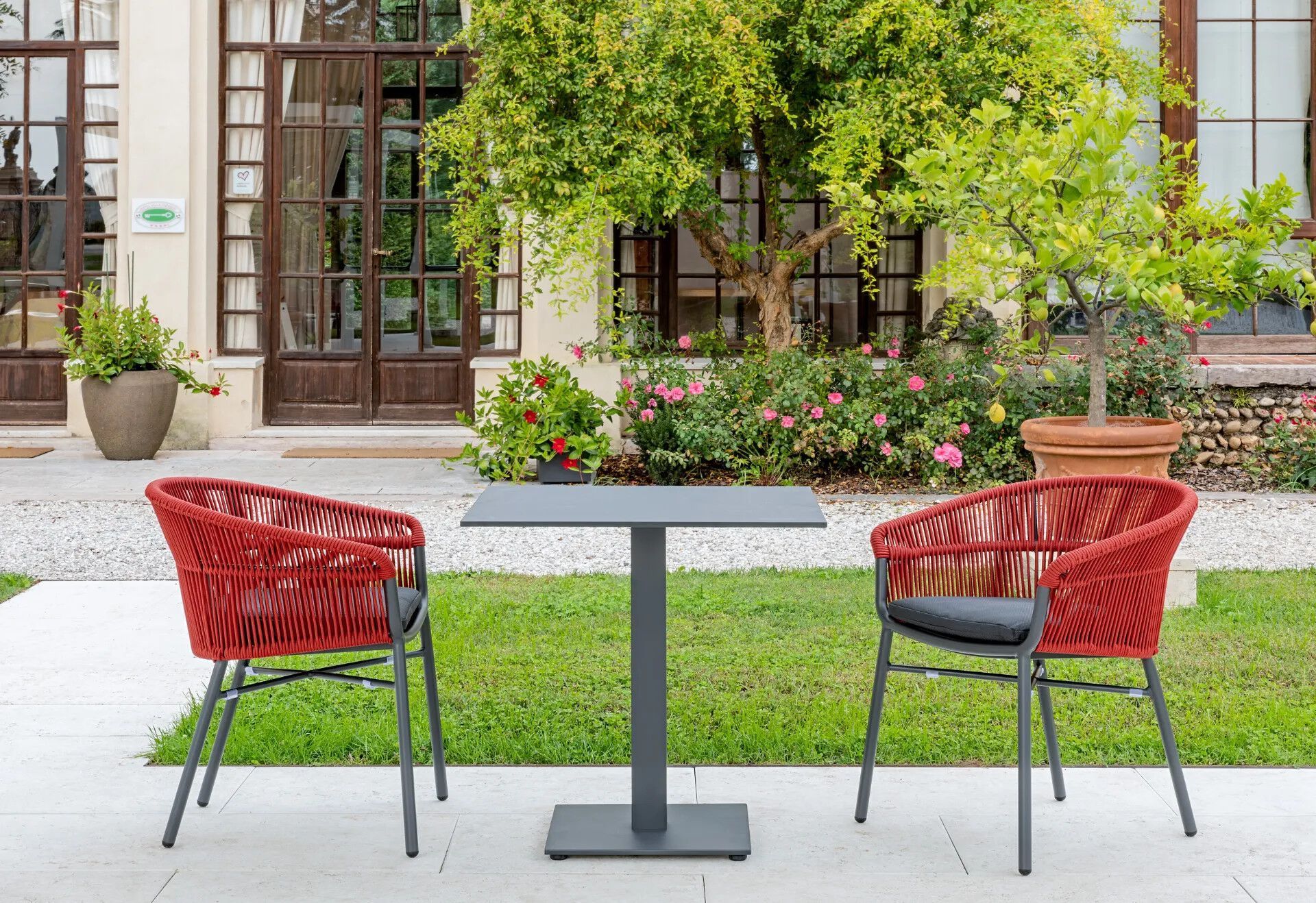 Открытый веревочный стул с подлокотниками Contral озеро ARCH-00098959 - Вид №8