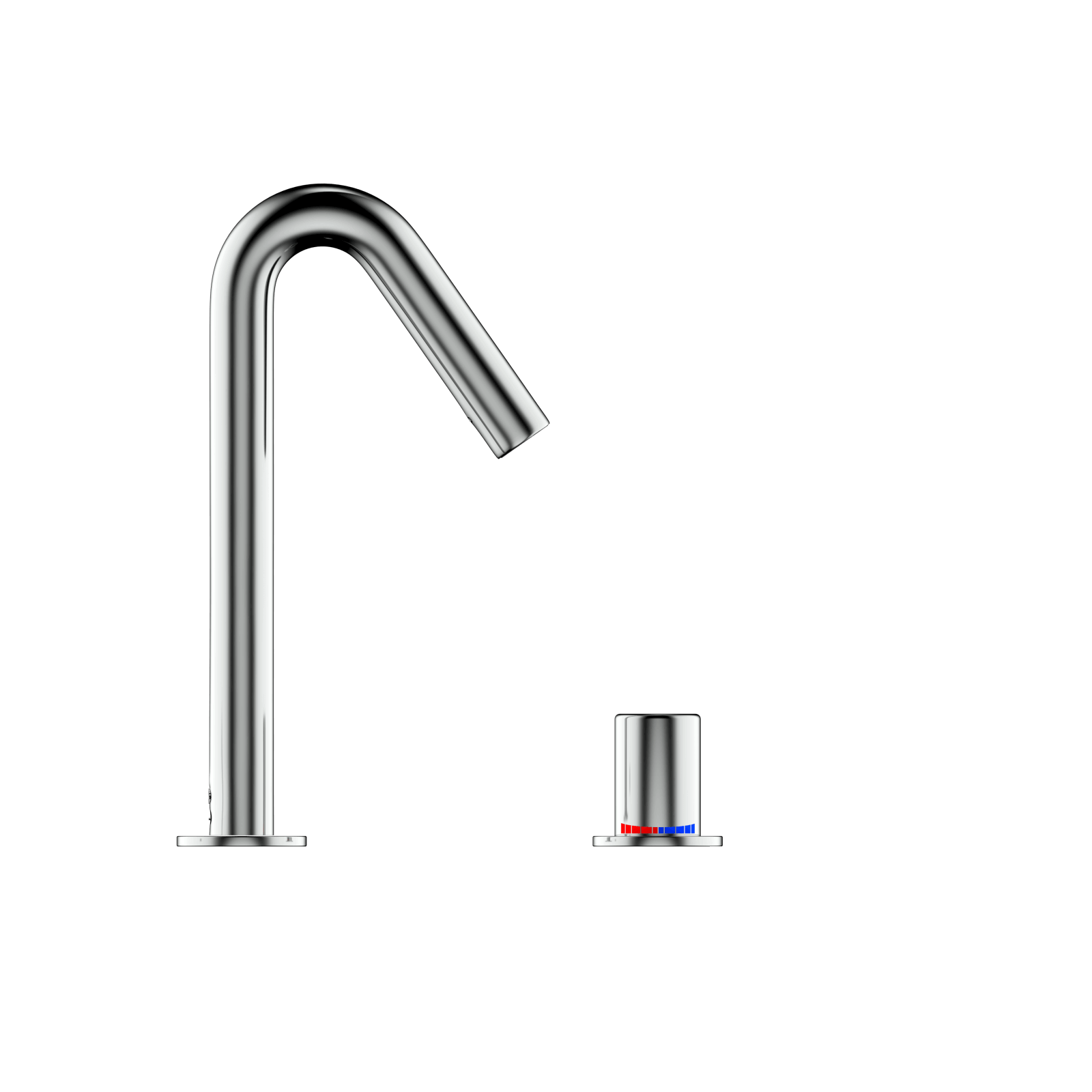 R321-B Сенсорный смеситель с палубным монтажом и рычагом регулировки температуры Duten 