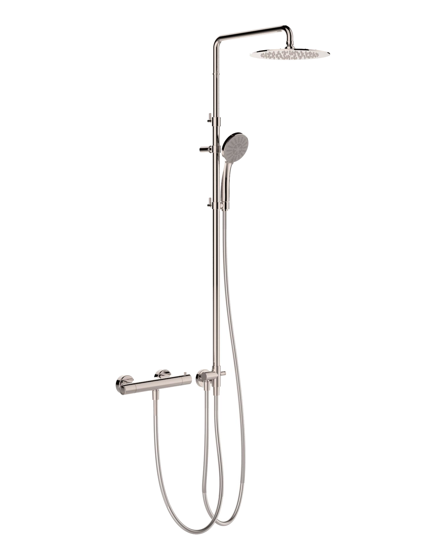 00-1833-N-CR CARIMALI Телескопическая насадка Rigoletto, душевая лейка MySlim 