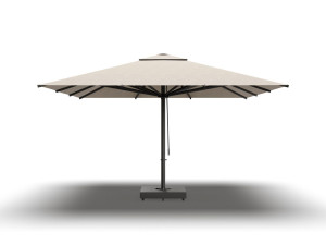 Зонтик с телескопическим закрытием из алюминия и акриловой ткани