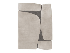 Прямоугольный шерстяной ковер ручной работы