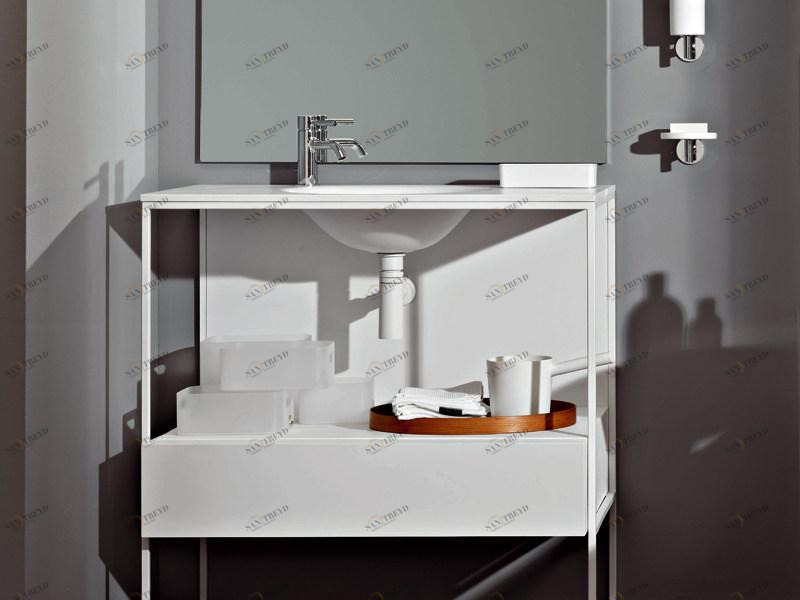 Kos by Zucchetti Тумба под умывальник из металла с ящиками Morphing sun-id-1466383