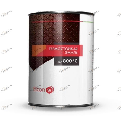 Эмаль термостойкая Elcon до +600 зеленая 0,8 кг Santreyd 2616